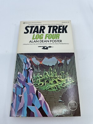 Star Trek Log Four Alan Dean Foster Animated Series Paperback Book 1975