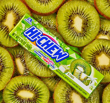 Hi-Chew Sensationally Chewy Fruit Candy Kiwi Stick Pack of 5