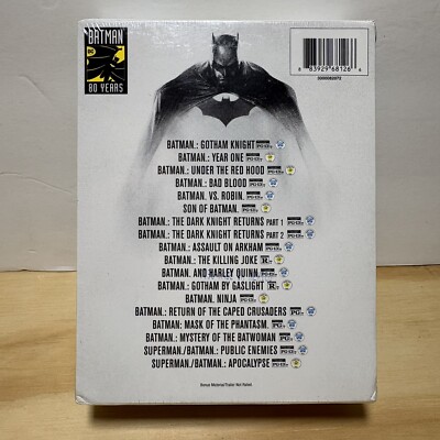 Batman 80th Anniversary Animated 18-film Collection Blu-ray Brand