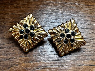 Boucles D'oreilles Clip Vintage LANVIN Germany - Ornées - Superbe état - Occasion