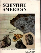 1957 Scientific American April - Hypnosis; Skin Transplants; Sun and rain clouds