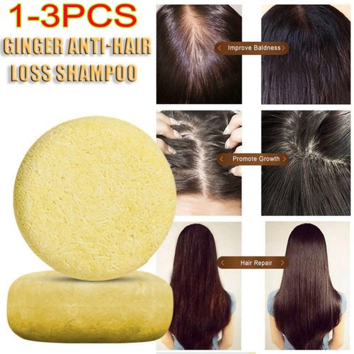 31X Organic Ginger Rice Shampoo Bar Anti Hair Loss Shmpoo Soap Hair