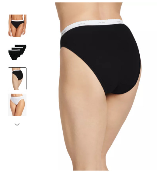 Jockey® Plus Size Classic French Cut - 6 Pack