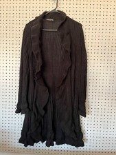 Cable  Gauge Womens XL Black Cardigan