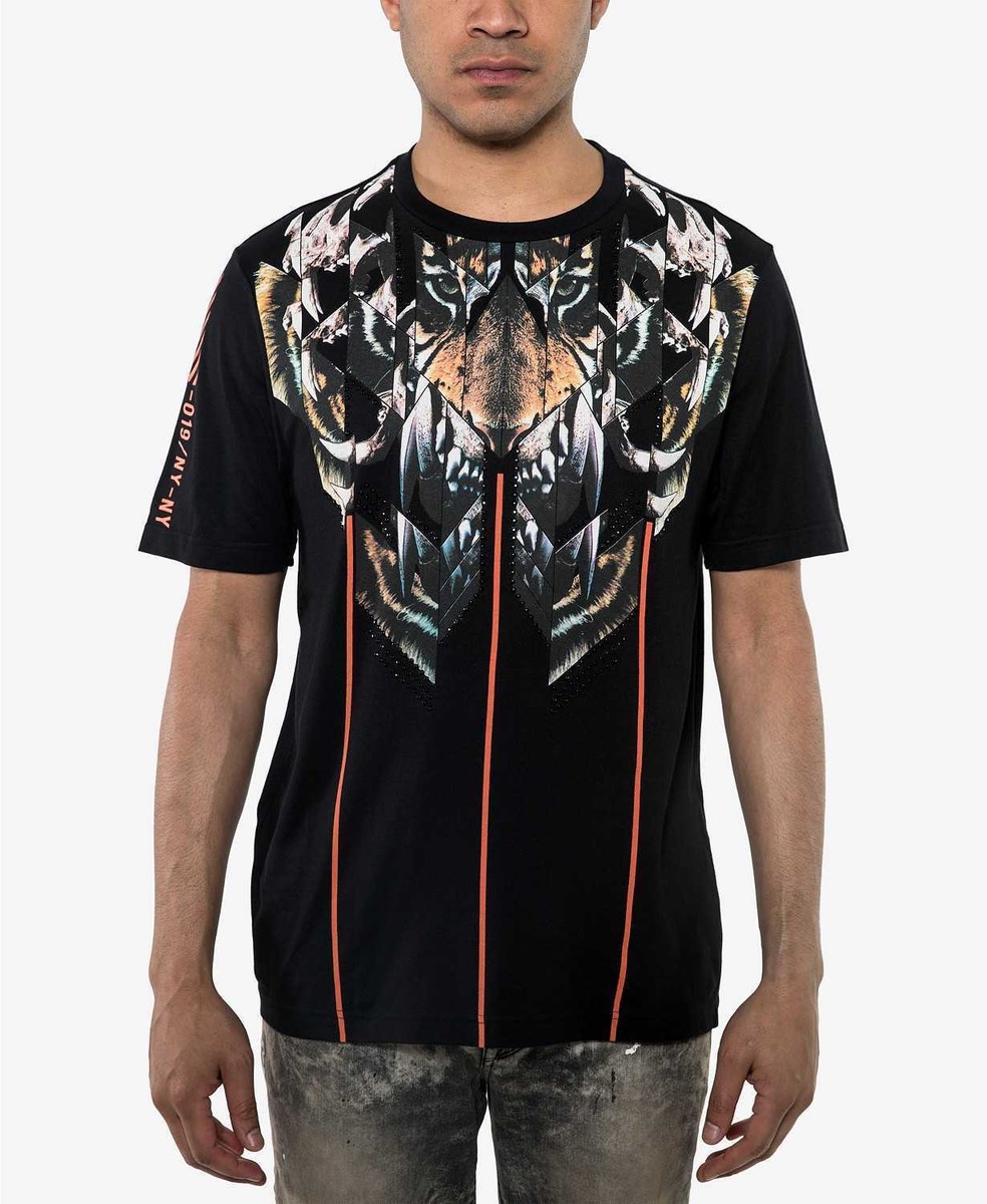 Sean John Men's Tiger T-Shirt (Black, M)