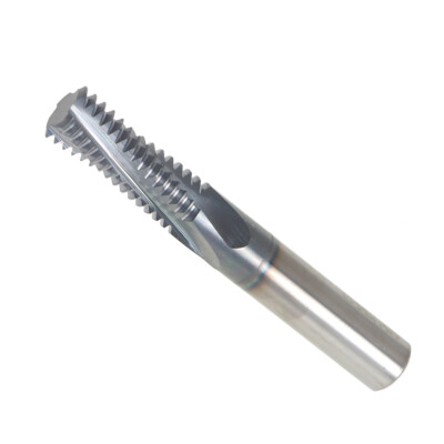 .490 Cut Diameter 1/2'' SHANK DIAMETER 5/8-11 CARBIDE THREAD MILL 4 FLUTES