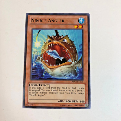 YuGiOh! NIMBLE ANGLER: ABYR-EN031 COMMON Unlimited NM