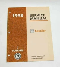 1998 Cavalier Factory Original BI Fuel Supplement Service Repair Book #G47