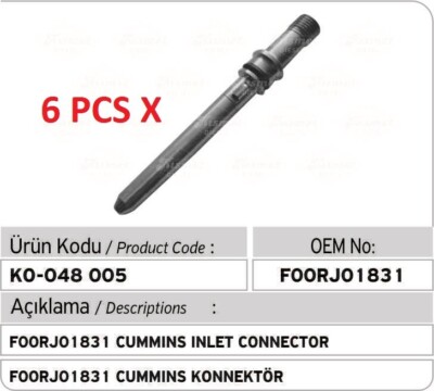 Dodge Cummins 6,7L Diesel Injektor Anschluss Rohr SET 6 OEM 2007,5 - 2018