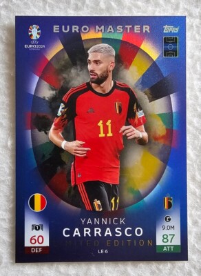 Topps Match Attax UEFA Euro 2024 Yannick Carrasco Limited Edition