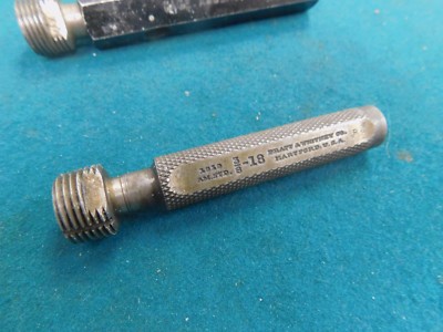 Pratt Whitney Thread Plug Gage 3/8''-18 AM. STD. NPT Pipe