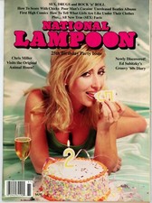 NATIONAL LAMPOON Magazine - 25th Party Issue with Natalie Roseth on the cover