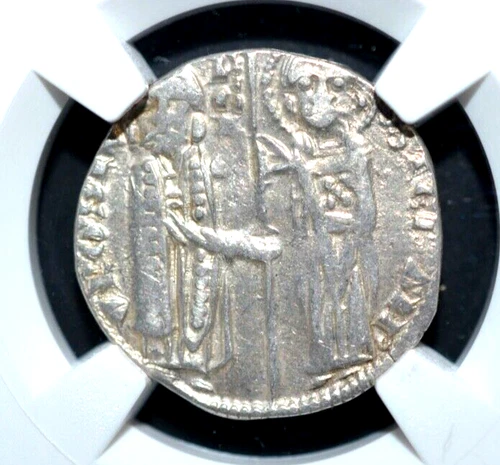 SERBIA GROS, STEFAN UROS II, 1282-1321, NGC VF,----423----