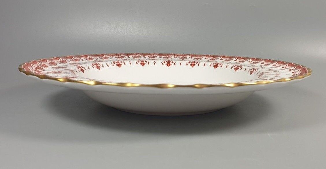 SPODE FLEUR DE LYS RED TABLEWARE, *SOLD INDIVIDUALLY, TAKE SPODE FLEUR DE LYS RED TABLEWARE, *SOLD INDIVIDUALLY, TAKE