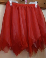 Revolution Dancewear Red Skirt Size Large