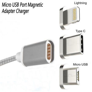 Micro Usb Port Magnetic Adapter Charger For Iphone Ios Android Type C Cable Ebay