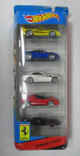 2013 2014 Hot Wheels Ferrari 5-Pack . Enzo F40 458 430 Scuderia 612 Scaglietti