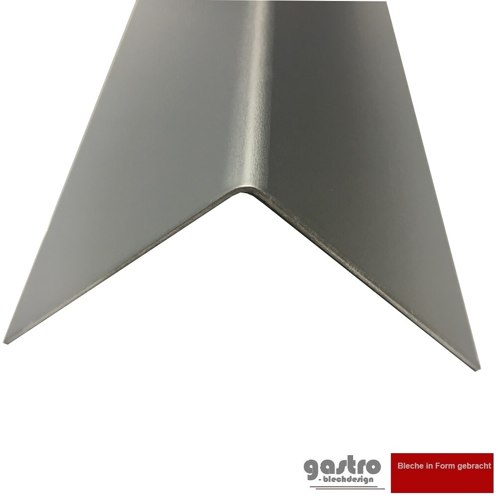 Alu-Winkelprofil 2000 Mm - Aus Riffelblech, 70x30 Mm Schenkelmaß, 1,5/2 Mm Stark, Für Kantenschutz Innen/außen