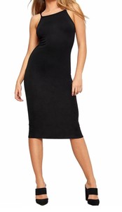 sleeveless polo neck dress
