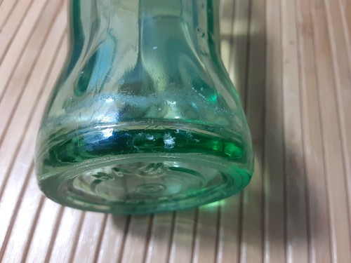 Vintage Coca Cola aqua green Hobbleskirt glass Bottle 58-66 Welch, W.VA. 6 fl oz - Picture 11 of 12