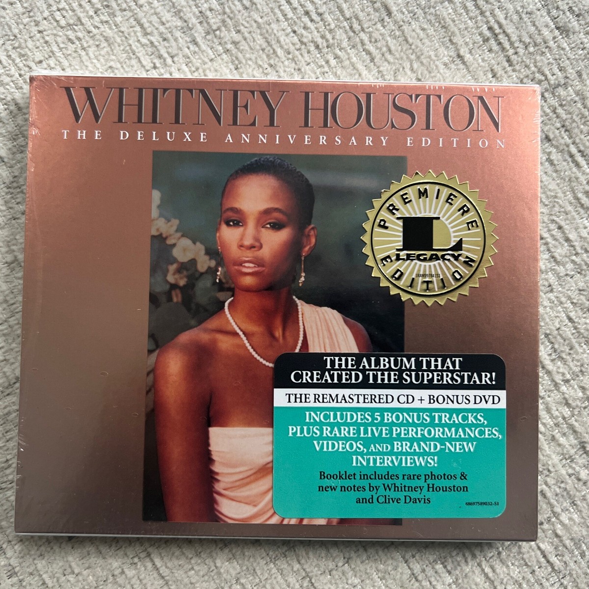 Whitney Houston” by Whitney Houston Deluxe Anniversary Edition CD 