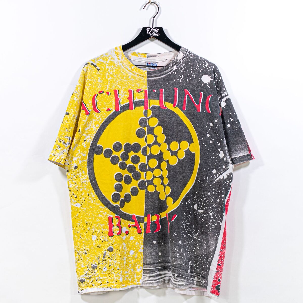 1992 U2 Achtung Baby Zoo TV Tour All Over Print T-Shirt XXL 1992 U2 Achtung Baby Zoo TV Tour All Over Print T-Shirt XXL
