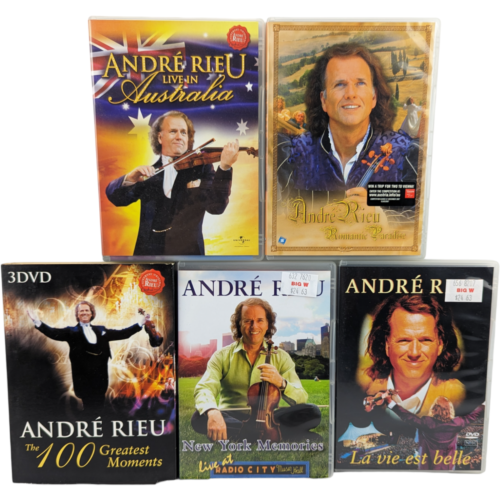 Andre Rieu 7 x DVD a granel paquete de música para todas las regiones - Imagen 1 de 3