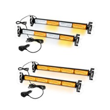 2 In 1 Led Traffic Advisor Light Bar Emergency Strobe Visor Safety Warning Light