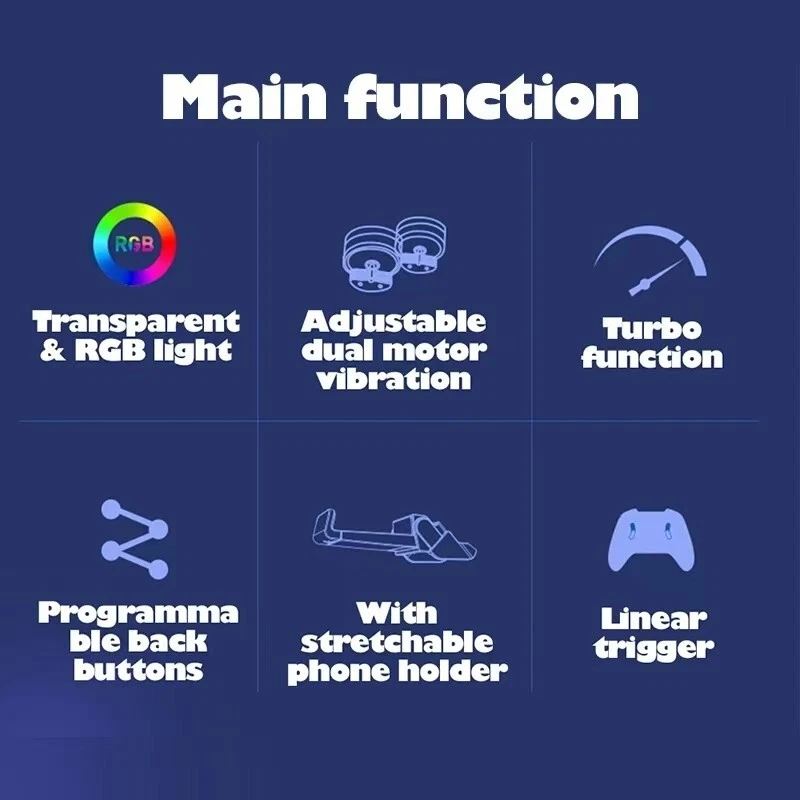 IPEGA Wireless Game Controller Gamepad Turbo Adjustable Trigger PC Android iOS - Image 2 of 4