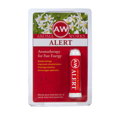 Aromaworks Aromatherapy Alert Pocket Inhaler Energy Boost