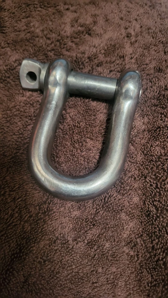 Large 1/2" Stainless Steel Anchor Shackle Heavy-duty Big Boat Parts Kt-10 - Image 2 of 4