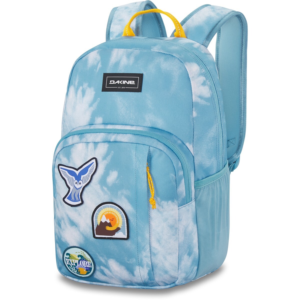 Рюкзак Dakine Kids Campus объемом 18 л, Nature Vibes с карманом-охладителем и чехлом для планшета