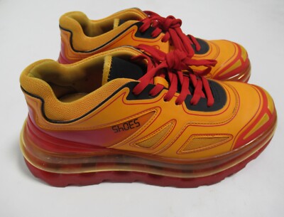 Shoes 53045 Women's Bump'air 3D Sneakers Orange Size 10 US