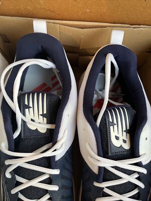 New Balance Men\'s FuelCell 4040 V6 Molded Baseball Shoe | Team Navy/White Size16 New Balance Men main image 4