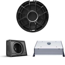 Wet Sounds ZERO Series 10" Marine Subwoofer & Enclosure Kit with Mono Amp