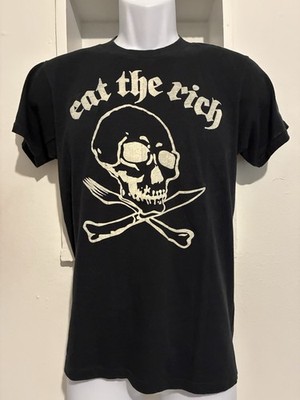 Patti Smith Eat the Rich t-shirt vintage single stitch Ramones Dead Kenndys punk