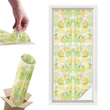 Frosted Glass Window Film Privacy Glass Film Fresh Lemons Art Yellow