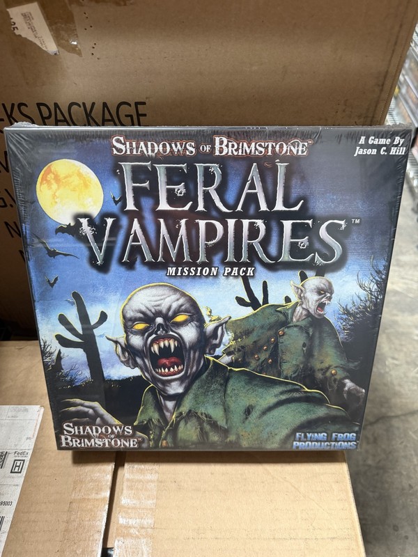 Shadows of Brimstone Vampire Nest Mission Pack NEW SEALED FREE SHIPPING
