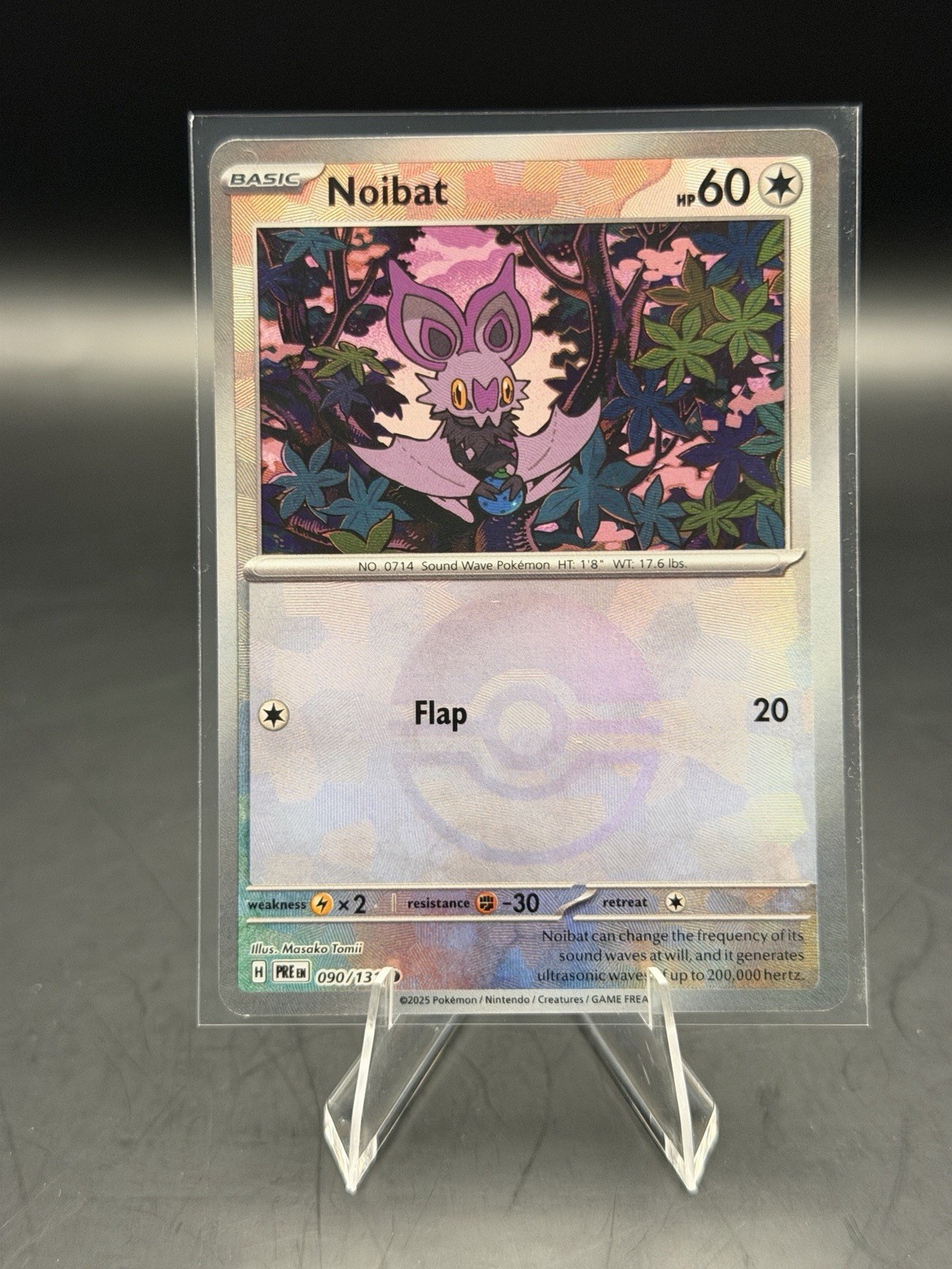 Noibat (Poke Ball Pattern) 090/131 - Prismatic Evolutions - Pokemon TCG - NM