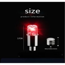 4pcs Led Wheel Valve Cap Lights Flashing Neon Lamp For Car Motorcycle Bike Us 4pcs Led Wheel Valve Cap Lights Flashing Neon Lamp For Car Motorcycle Bike Us