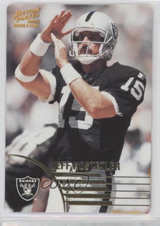 1995 Action Packed Rookies & Stars Jeff Hostetler #9 0e3