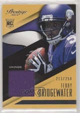 2014 Panini Prestige Rookie Jumbo Jerseys 213/250 Teddy Bridgewater #TB 0l2q