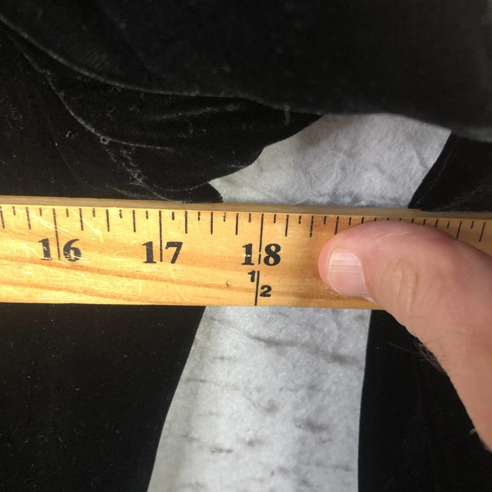 Juicy Couture Blazer Womens 10 Black Velvet Crystal Buttons Silk Lined Jacket - Image 4 of 4