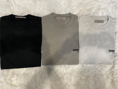 Essentials Fear of God S22 T-Shirt 3 pack STRETCH LIMO,DARK OAT,LIGHT OAT