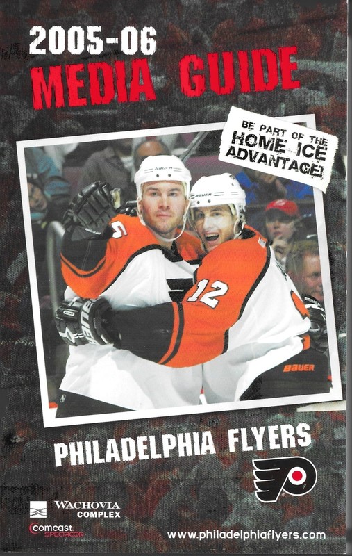 Philadelphia Flyers / Philadelphia Phantoms 2005-2006 Media Guide Peter Forsberg