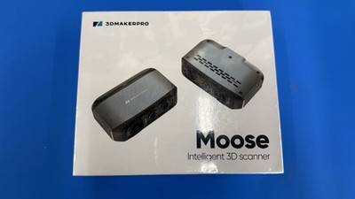 3DMakerpro Moose Portable 3D Scanner 10FPS 0.03mm Accuracy USB, Tripod+Turntable