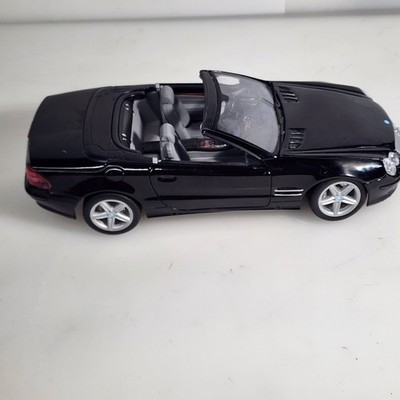 Mercedes-Benz SL500 Black Die Cast Model 1:18 RARE FIND WELLY | eBay