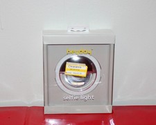 Heyday Chrome White Cellphone Clip-On Selfie Ring Light with 3 Settings