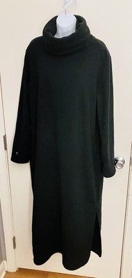 Dudley Stephens Long Sleeve Vello Fleece Maxi Dress With Pockets Size XXL NWT