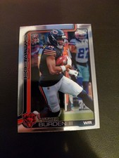 2025 Topps Chrome Football Luther Burden III Base Rookie (RC) #334 Chicago Bears